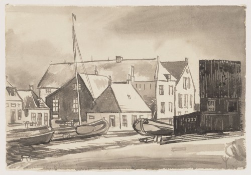 Kanaal met pakhuizen