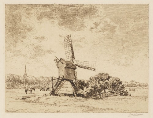 Spinnenkopmolen bij Leeuwarden