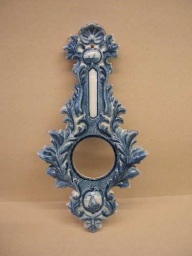 Barometer met landschapsdecor