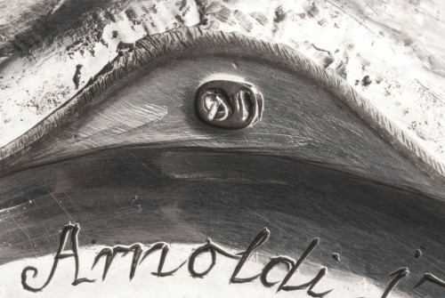 Twee zilveren kandelaars van Berber Arnoldi