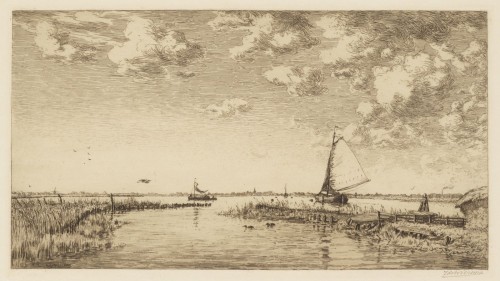 Landschap bij Galamadammen