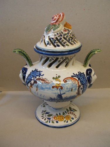 Pot met landschapsdecor
