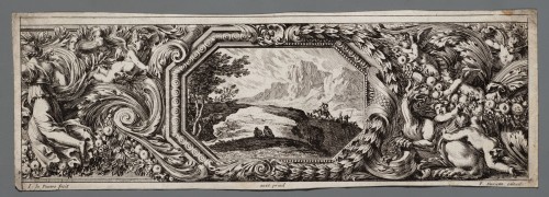 Ornamentprent. Frises, feuillages et autres ornemens a l'italienne.