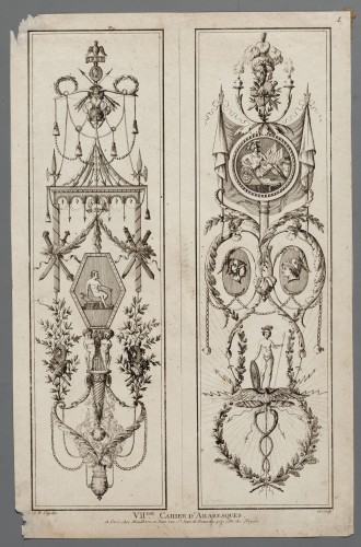 Ornamentprent. VII. Cahier d'Arabesques. Titelblad