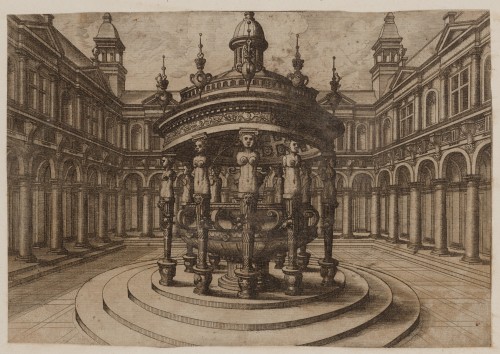 Ornamentprent. Artis Perspectivae.