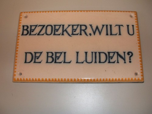 Naambord Tichelaarhuis