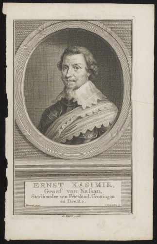 Portret van stadhouder Ernst Casimir, graaf van Nassau