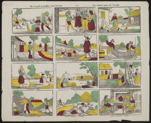 De twaalf maanden van het jaar. Les douze mois de l'année (Nº 94)