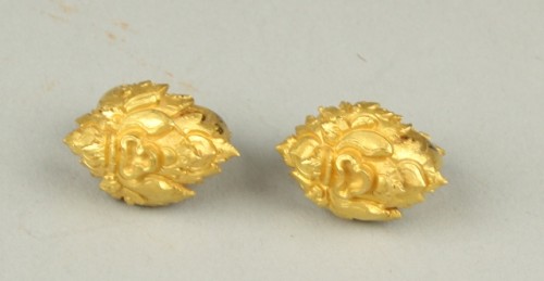 Twee gouden oorhangers