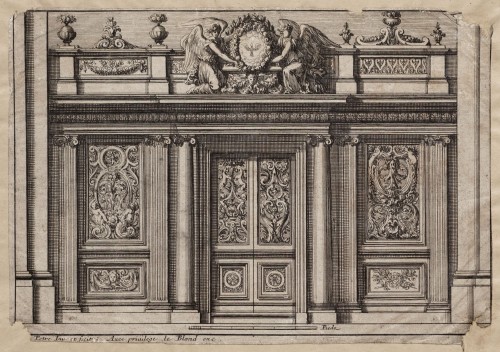 Ornamentprent. Clôtures de chapelles.