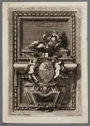 Ornamentprent. Mausolées.