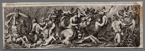 Ornamentprent. Frises, feuillages et autres ornemens a l'italienne.
