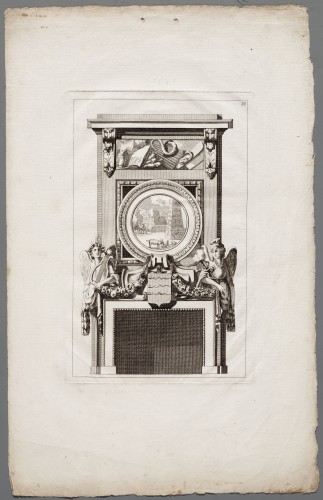 Ornamentprent. Nouvelle Iconologie Historique. Cheminées (Nederlandse kopie).