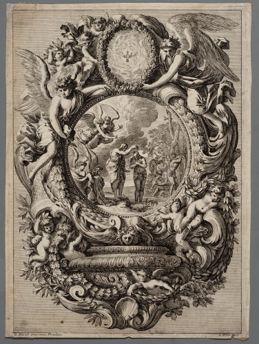 Ornamentprent. Bénitiers.