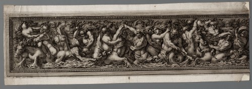 Ornamentprent. Frises en maniere de bas-reliefs.