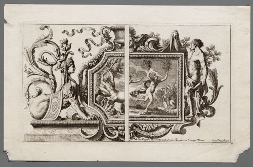 Ornamentprent. Livre de panneaux pour les lambris.