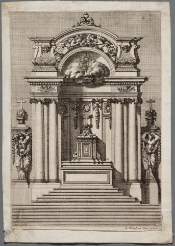Ornamentprent. Retables d'autels.