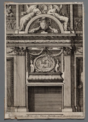Ornamentprent. Cheminées à l'italienne.