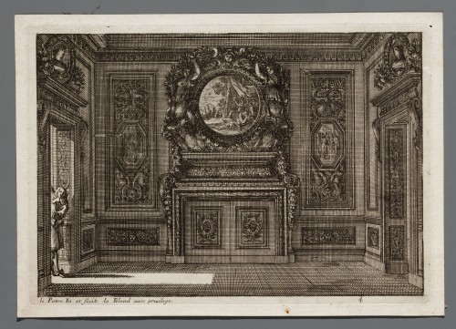 Ornamentprent. Cheminées et lambris.
