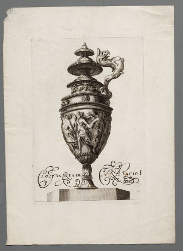 Ornamentprent. Vasa a Polydoro Caravagino (kopie).
