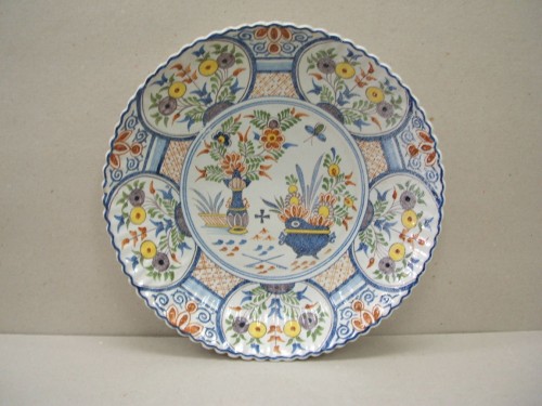 Geribd bord met chinoiserie decor
