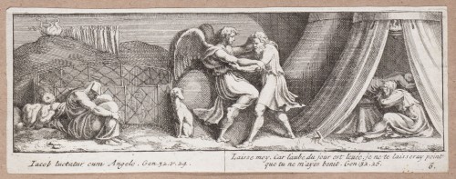 Ornamentprent. Imagines veteris ac novi Testamenti in Vaticani Palatii.