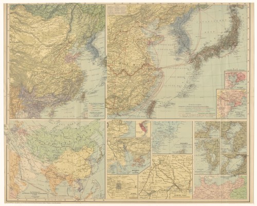 Landkaarten Oost-Azië