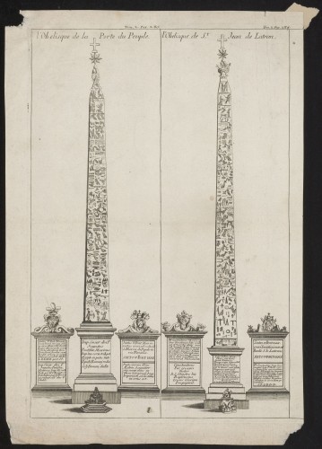 Obelisk van de Piazza del Popolo en de Lateraanse obelisk