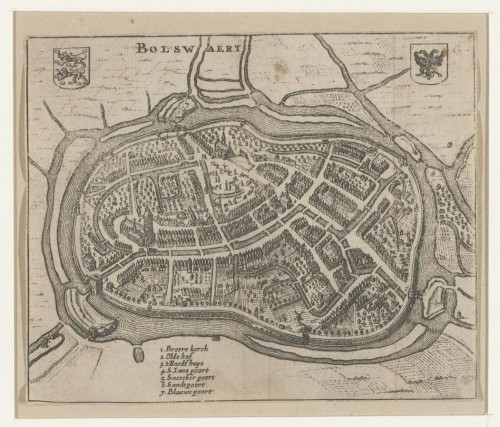 Stadsplattegrond van Bolsward