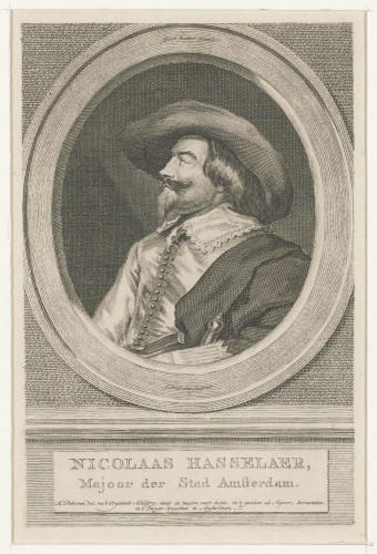 Portret van Nicolaas Hasselaer