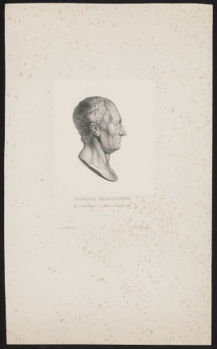 Portret van François Hemsterhuis