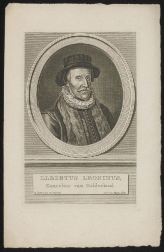 Portret van Elbertus Leoninus