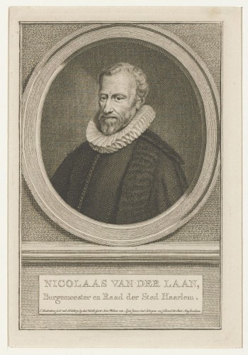 Portret van Nicolaes van der Laen