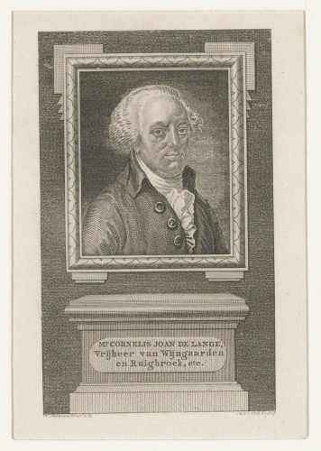 Portret van Cornelis Johan de Lange van Wijngaarden