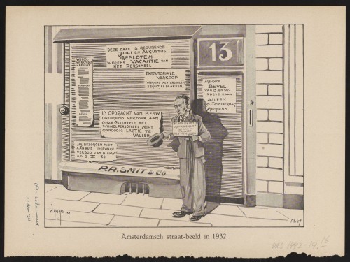 Amsterdamsch straat-beeld in 1932