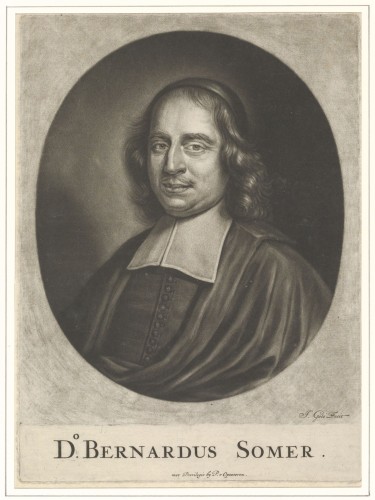 Portret van de Amsterdamse predikant Bernardus Somer