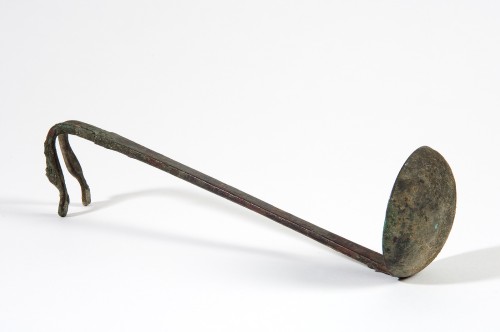 Grote lepel van brons