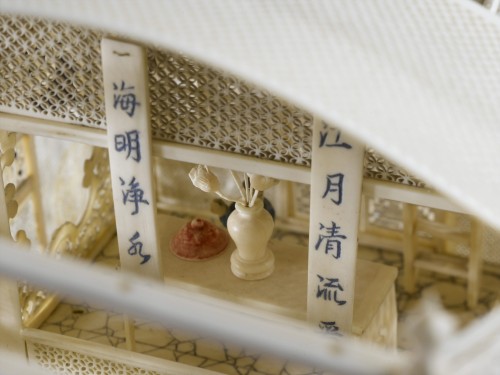 Model van een Kantonees bloemenschip