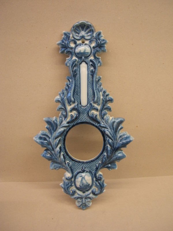Barometer met landschapsdecor