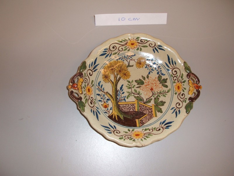 Rond schaaltje met chinoiserie decor