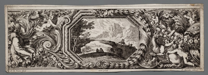 Ornamentprent. Frises, feuillages et autres ornemens a l'italienne.