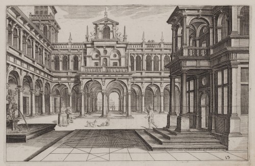 Ornamentprent. Illustraties bij de perspectiefleer II.