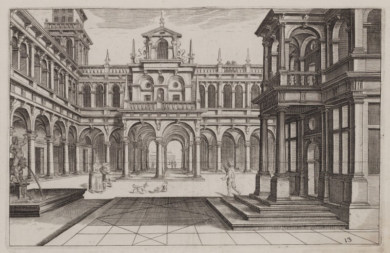 Ornamentprent. Illustraties bij de perspectiefleer II.