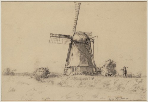 Molen bij het Tsjûkemar