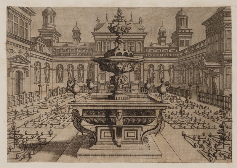 Ornamentprent. Artis Perspectivae.