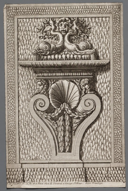 Ornamentprent. Termes.