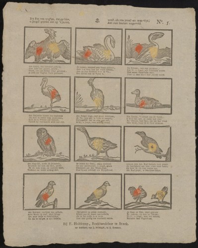 Dit ras van vog'len (Nº 5)