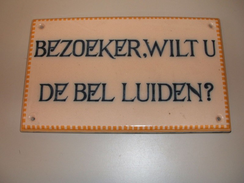 Naambord Tichelaarhuis