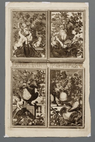 Ornamentprent. Nouveaux Livre de Taleaux de Portes.