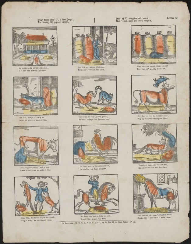 Deez' Prent strek' U, o lieve Jeugd (letter M)